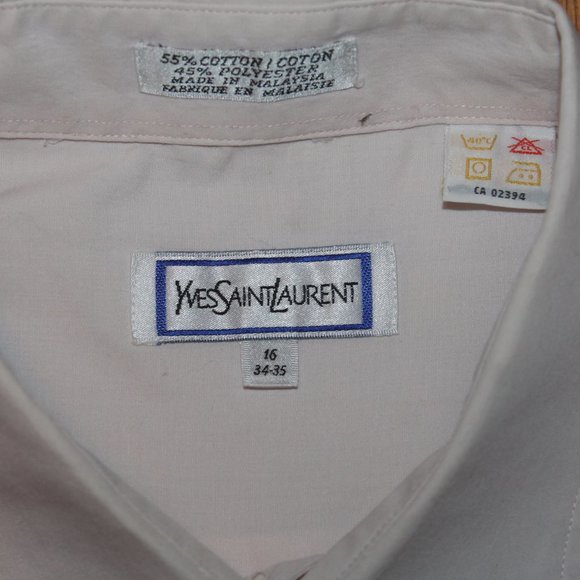 Vintage 80s YSL Shirt + (x2) Silk Scarfs - Picture 3 of 13